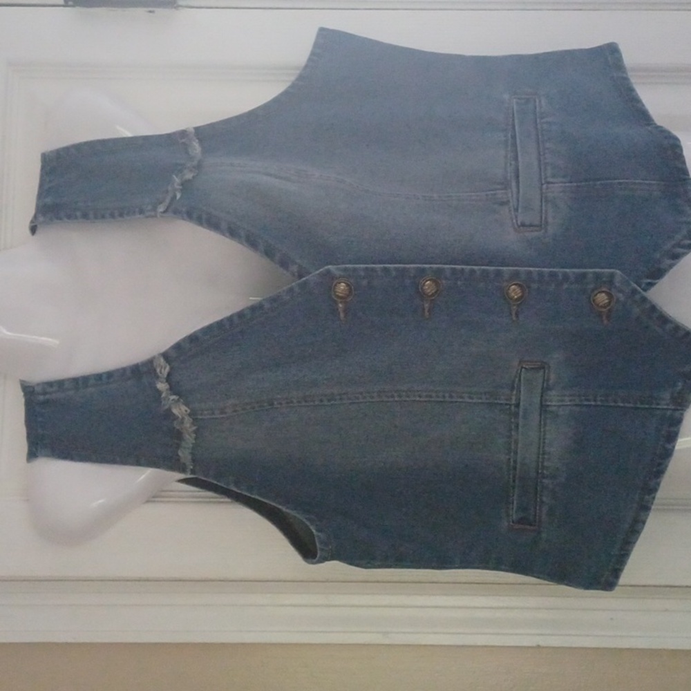 Women's Blue Jean Vest